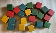 Wooden Coloured 2”x2”