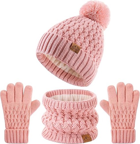 Hat scarf and - hat, gloves