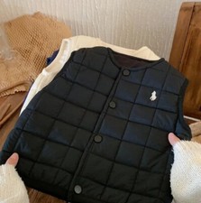 Kids Unisex Black Vest