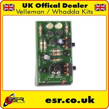 WSL147 Strobe with 2 White Super Bright LED's DIY Electronic Soldering Project K