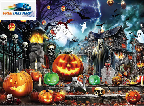 Halloween 500 pieces puzzle - halloween,