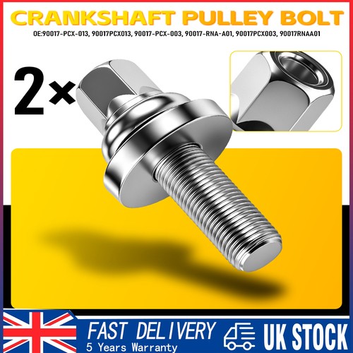 Pair crankshaft pulley bolt - pair,