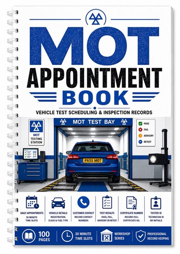 Mot appointment book 100 - appointment,