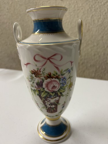 Minton rose basket vase - basket, ‘