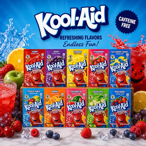Kool aid drink - kool, mix