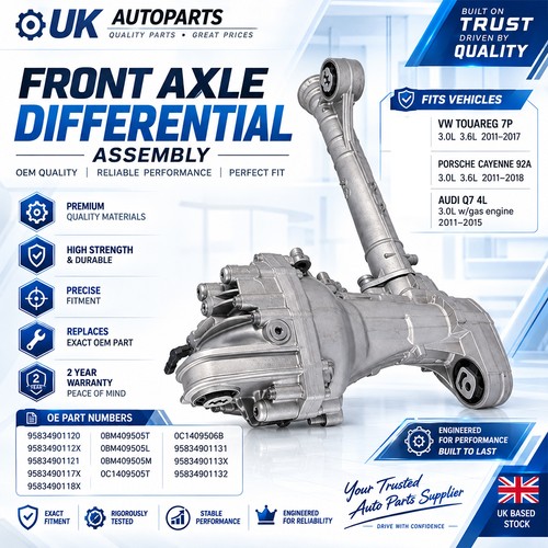 Front differential assy 27 - differential, 3.27