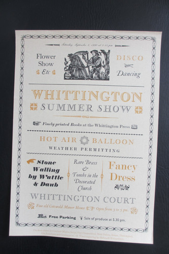 Whittington press poster for - whittington,