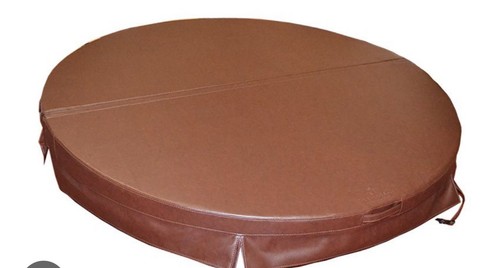Round hot tub cover skin - round,