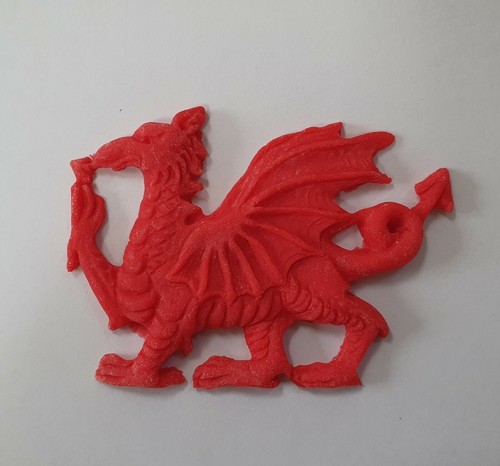 Welsh dragon cake topper - dragon,
