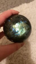 Flashy large labradorite sphere