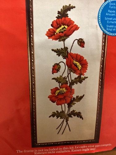 Vintage crewel embroidery - vintage,