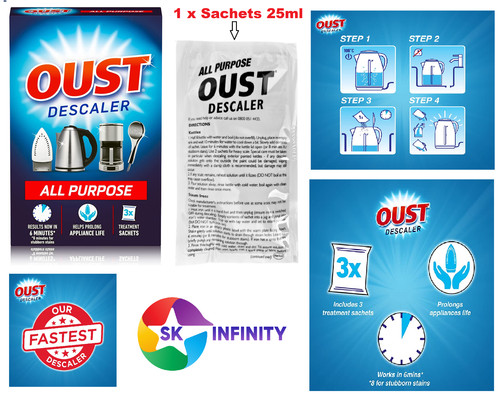 Oust descaler sachets all - descaler,