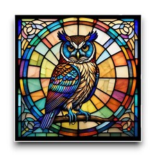 LARGE Cute Owl Wild Bird