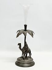 James Deakin & Sons Silver Plated Camel and Palm Epergne centrepiece 47 cm C1890
