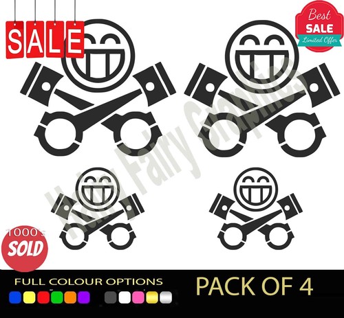 Piston head vinyl decal - vinyl,