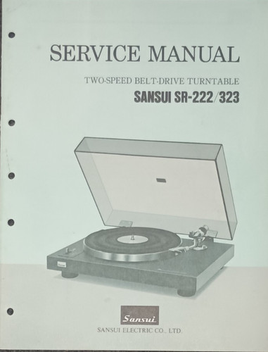 Sansui 222 323 - sansui, sr-323