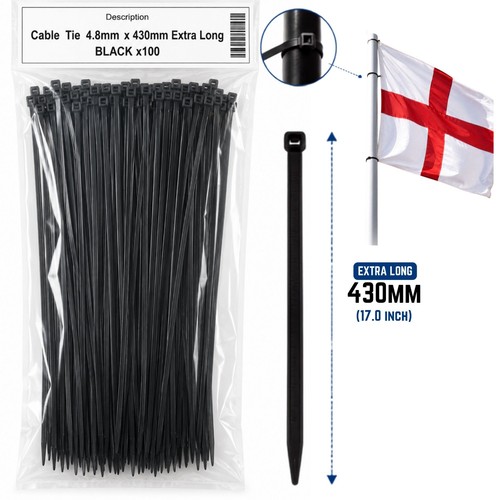 Extra long cable ties - 430mm, x