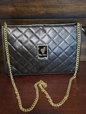 Younique Quilted Black Faux