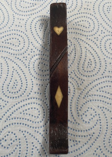 Antique fruitwood knitting - fruitwood,