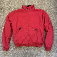 John Whitaker Red Blouson Fleece Lined Jacket Size Small Ridding Outwear Jacket