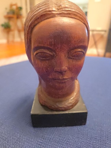 Vintage hand carved wood - hand,