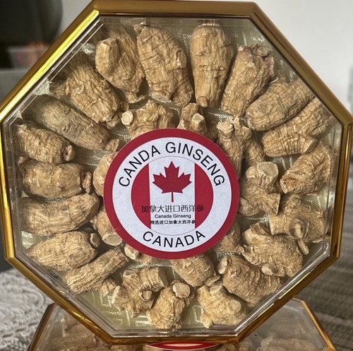 Canada ginseng roots box - canada, roots/box