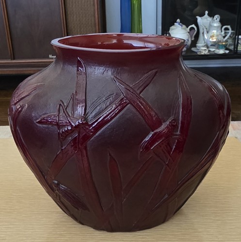 Vintage phoenix art glass