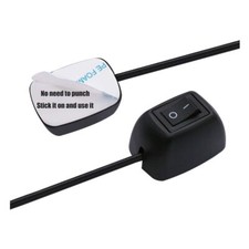 ON/Off DC12V Paste Type Switch 23.6" Cable Surface Mount Switch  DIY Car Switch