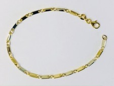 18ct Gold Solid Bracelet 7.25” with UK Hallmark 4.8 Grams New Genuine 18ct 750