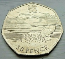 50p Coin 2012 Olympic Aquatics