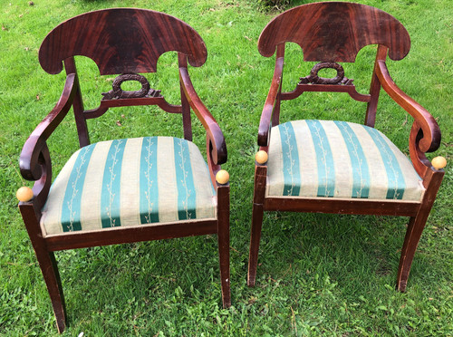 Pair antique swedish - pair,