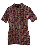 ZARA Pink Dress size M Womens Floral Summer