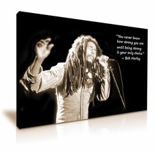 Bob Marley Quote Music Canvas