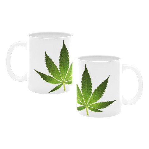 Cannabis leaf mug - 420,
