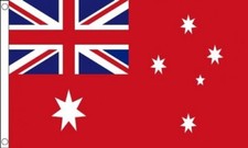 AUSTRALIA RED ENSIGN FLAG 5' x 3' Australian Navy Naval Flags