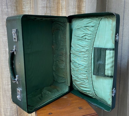 Green monogrammed - m.b.,