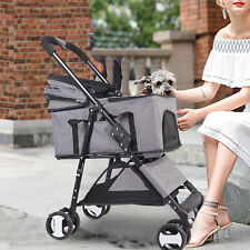 Pet Stroller Foldable Cat
