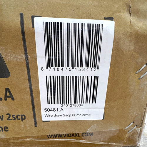 Vidaxl chrome metal wire - vidaxl,