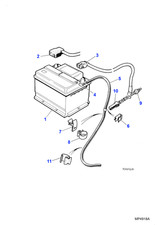 Jaguar Genuine Battery Vent