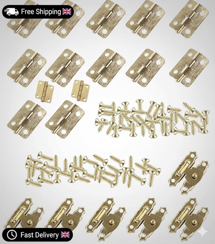 12pcs antique small hinges - small,