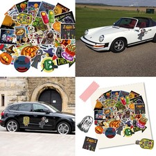 100X Stickers Car Window  Motorcycle Racing Bike Helmet Graffiti Stickers Decal 