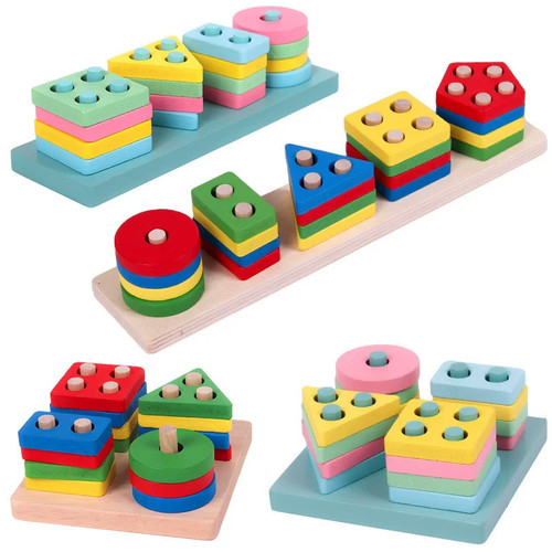 Montessori wooden building - wooden,