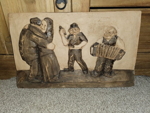 Vintage decorative pub scene - vintage, "pub