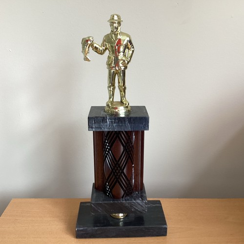 Vintage fishing trophy - fishing,