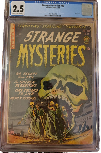 Strange mysteries cgc 2 5 - strange, #12