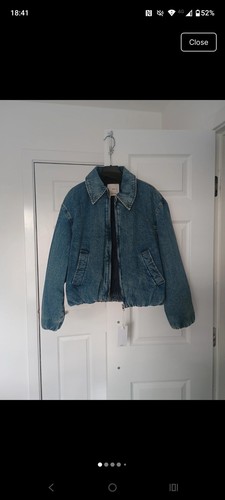 Mango insulated denim bomber