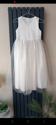 Flower girl dress - girl, ivory