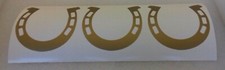 15 x gold horseshoe car bumper