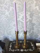 TRENCH ART PAIR OF CANDLESTICK