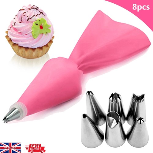 8pc set icing piping cream - icing,